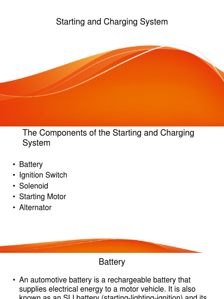 Starting and Charging System Overview | PDF | Direct Current ...