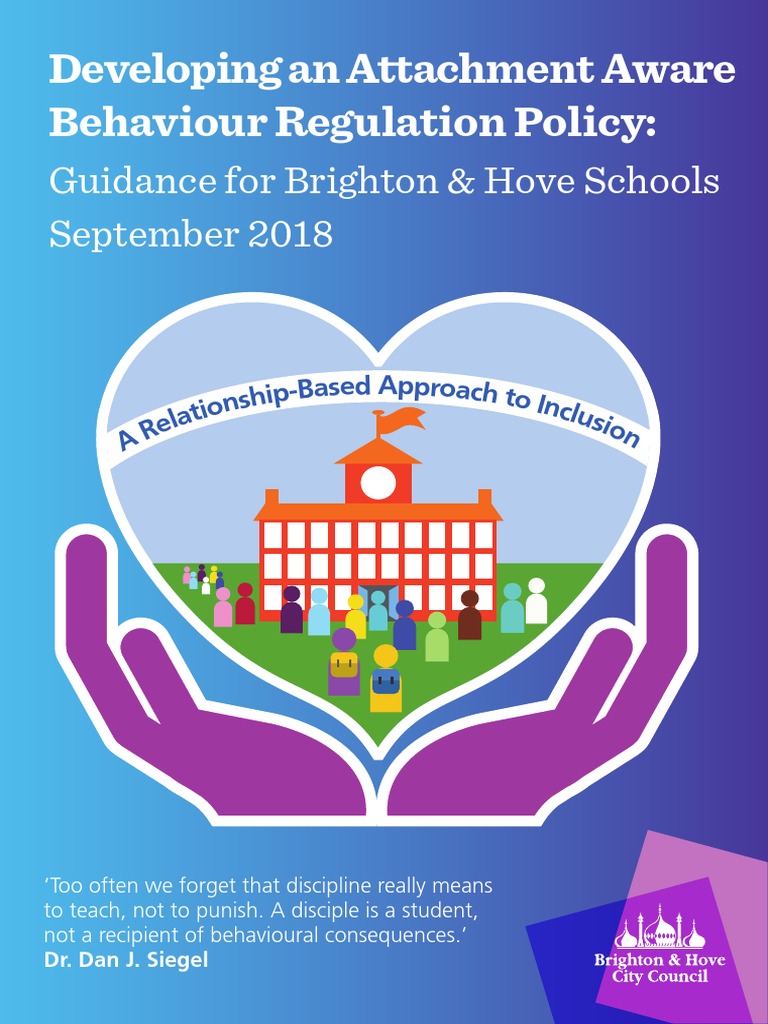 Developing An Attachment Aware Behaviour Regulation Policy Guidance
