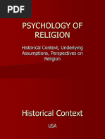 Psychology of Religion