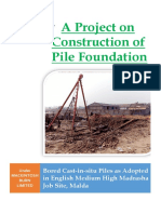 Bored Cast-in-situ Piles Construction Project Report