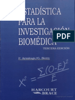 Estadística para La Investigación Biomédica - Armitage, P PDF