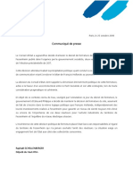 25.10.2018 - CP - M. SCHELLENBERGER - Annulation Du Décret de Fermeture ...