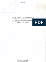 Roberto Gerhard Concierto For Piano and Strings PDF