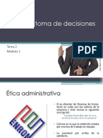 Tema2. Ética y La Toma de Decisiones