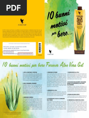 aloe vera gel da bere forever