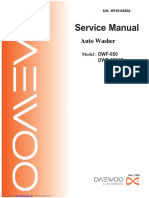 Service Manual Auto Washer DWF-650, DWF-6521p