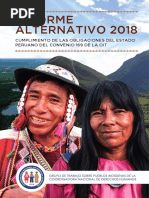 Informe Alternativo 2018 sobre el cumplimiento del Convenio 169