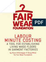 Labour Minute Costing: A Tool For Establishing Living Wage Floors in Garment Factories