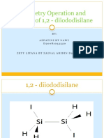 1,2 - Diiododisilane Operation Symmetry