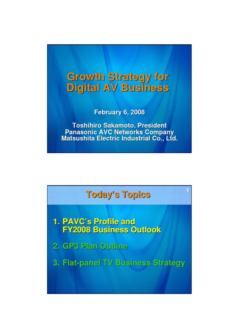 Digitalav Growth Strategy | PDF | Television | Dvd