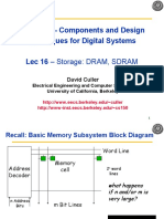 EECS 150 - Components and Design Techniques For Digital Systems Lec 16 - Storage: DRAM, SDRAM