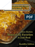 Dave Horton Some of My Favorites A Cook Book
