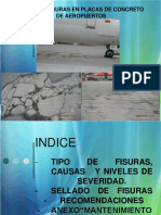 Sello de Fisuras en Placas de Concreto de Aeropuertos