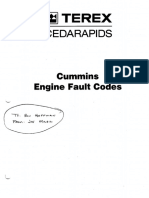 Cedarapids Cummins Engine Fault Codes PDF