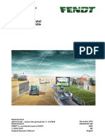 Fendt 200v - F - P Vario Operators Manual