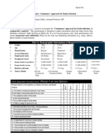 Customers' Approach For Bank Selection A Comparative Analysis