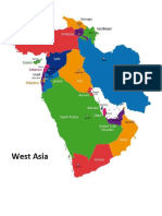 Map - West Asia