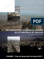 Reglamento de Desarrollo Urbano de La Provincia de Trujillo