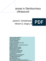 New Advances in Genitourinary Ultrasound: Jared D. Christensen, MD Vikram S. Dogra, MD