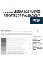 Como Llenar Reportes De Evaluacion