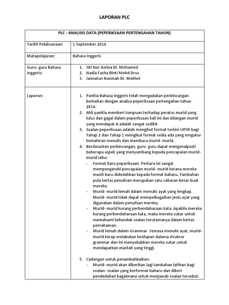 Skyl Laporan Keseluruhan Jan April Program Bijak Sifir Pdf