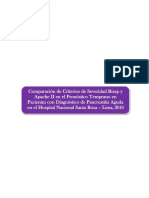 Z Proporcion y Dos Proporciones Capacidad Criterios Bisap y Apache Pancreatitis