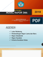 Perkembangan Model Rapor Sma 2018