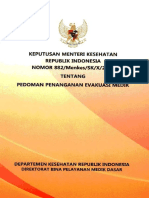 Keputusan Menteri Kesehatan Nomor 882 Tahun 2009 Tentang Pedoman Penanganan Evakuasi Medik PDF
