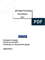 Digital Signal Processing Soma Biswas 2017