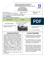 Comentario Personal Lecciones Aprendidas: Victor Manuel Morales España