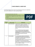 Brief Note On WIFS Formats