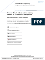 A Review of Multi Criteria Decision Making Methods For Infrastructure Management PDF