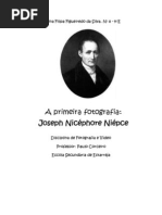 A primeira fotografia