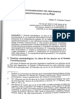 Grandez. Las Peculiaridades Del Precedentes