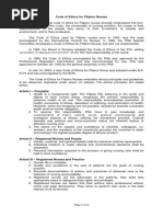 Philippine Nursing Code of Ethics | PDF | Nursing | Morality
