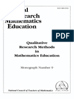 Anne R. Teppo. Qualitative Research Methods in Mathematics Education PDF