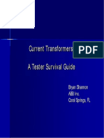 Current Transformers- A Tester Survival Guide