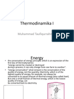 Termodinamika I Pertemuan Kedua