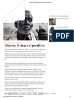 Historia - El Ciego y El Paralítico - Historias Con Enseñanzas