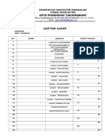 Daftar Hadir New