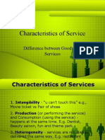Characteristics of Service: Difference Between Goods and Services