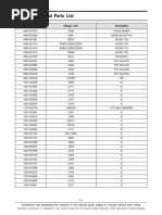 Electrical Components Parts List | PDF | Electrical Engineering ...