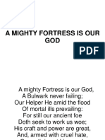 A Mighty Fortress Is Our GOD