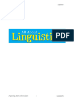 MA English Part Two Optional Paper - Linguistics-Complete Notes