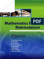 Math For Matric PDF