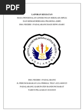 Laporan Kegiatan Mpls