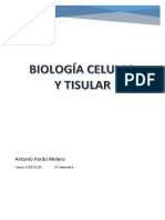 Apuntes Biologia Celular y Tisular