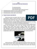 Analisis Gravimetri Metode Penguapan