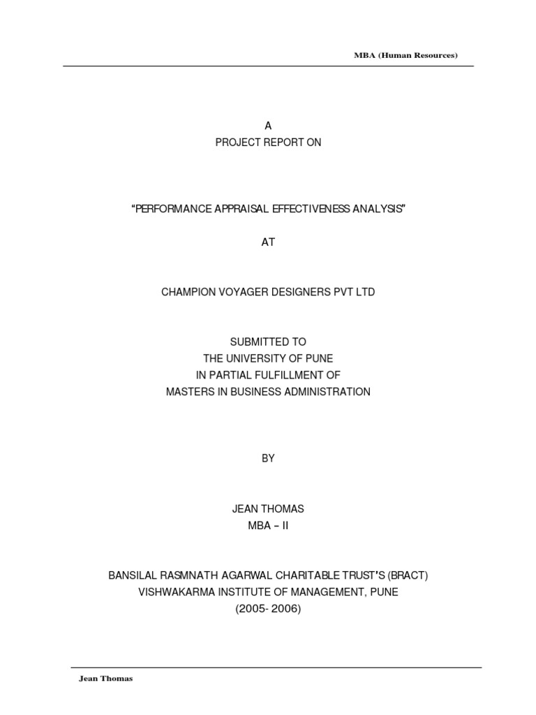 Project Mba 1202060734 PDF | PDF