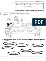 Atividade Amigos de Jesus 